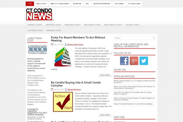 Newsmagazine theme site design template sample