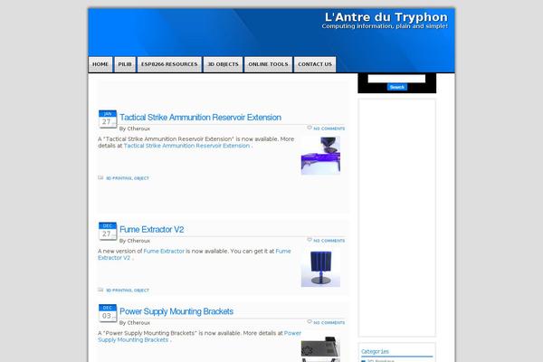 ctheroux.com site used Blue Taste