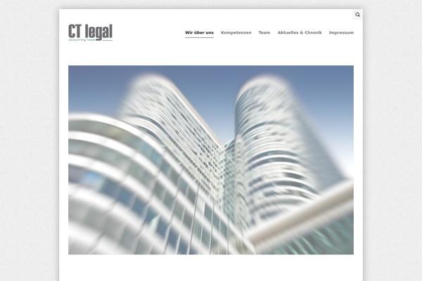 IMPACT theme site design template sample