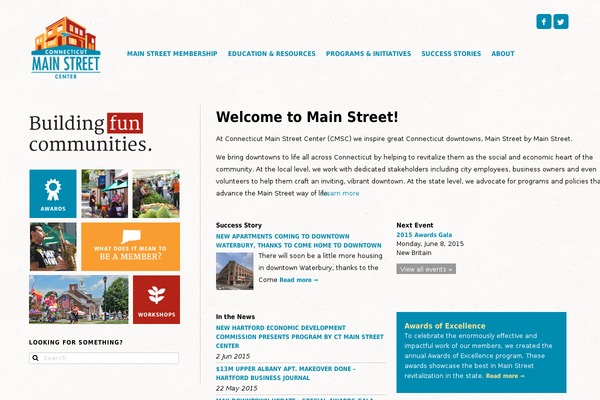 ctmainstreet.org site used Base-theme-master