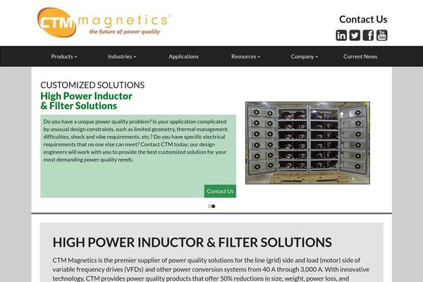 ctmmagnetics.com site used Ctm_theme