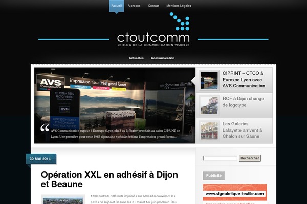 Glow theme site design template sample