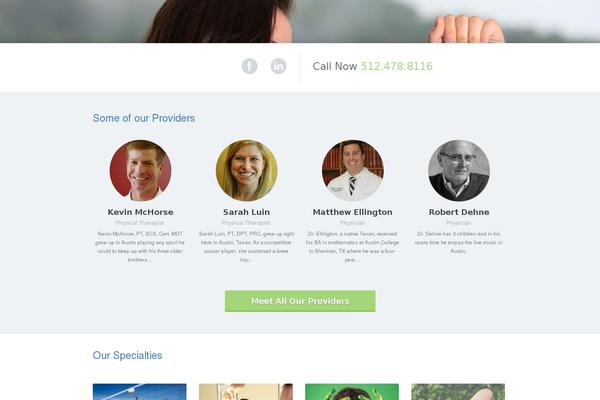 Paeon theme site design template sample