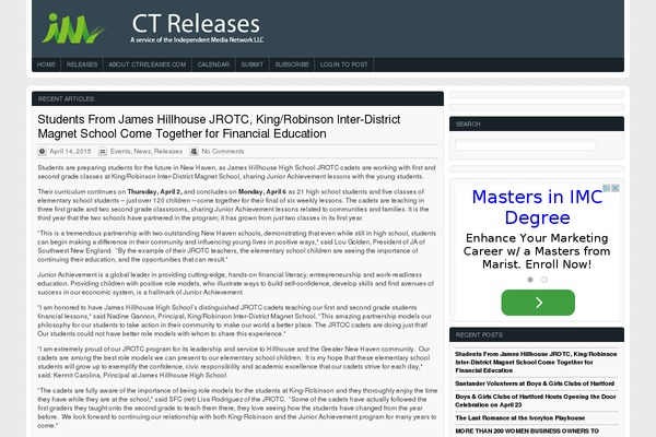 Massive News theme site design template sample