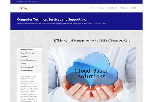 Divi theme site design template sample