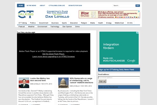Channel theme site design template sample