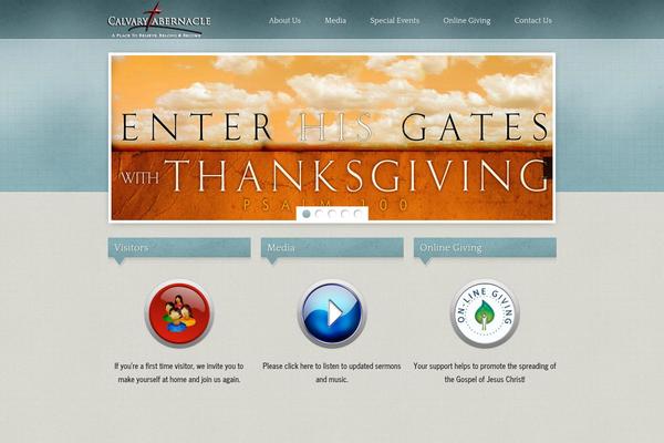 Antioch theme site design template sample