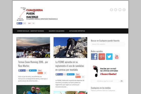 Daily Magazine theme site design template sample