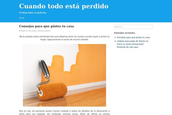 cuandotodoestaperdido.es site used Four years