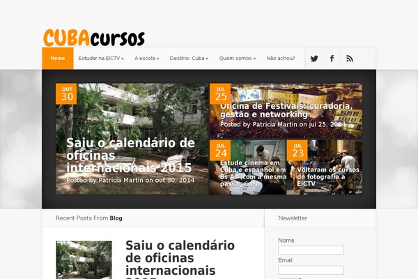 Nexus theme site design template sample
