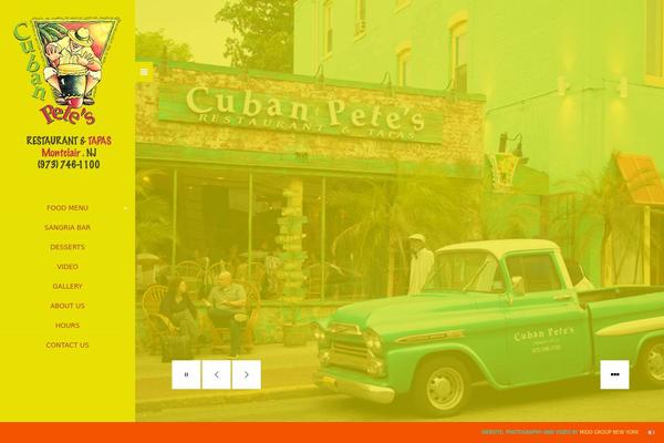 Milano theme site design template sample