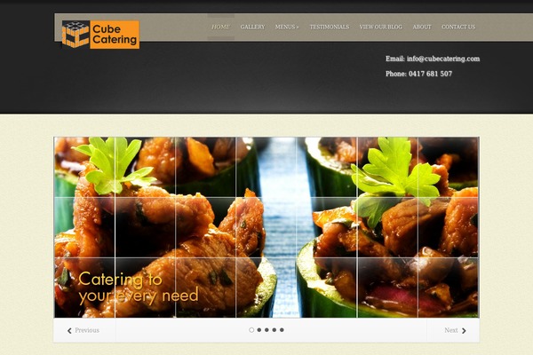 MyCuisine theme site design template sample