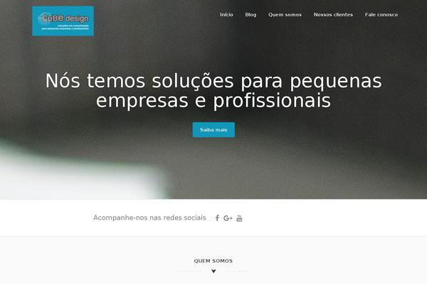 Sensible WP theme site design template sample