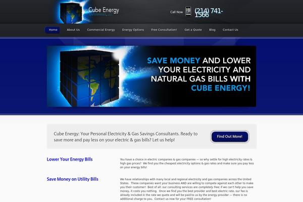 cubeenergy.com site used Superb