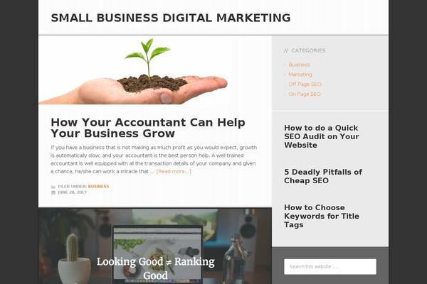 Site using Genesis Social Profiles Menu plugin