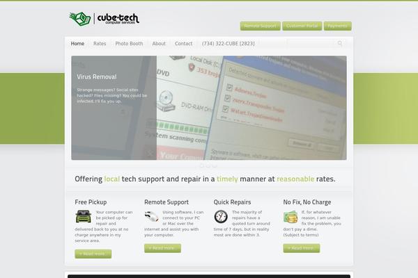Etherna theme site design template sample