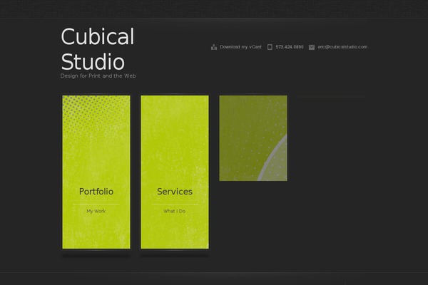 Cascade theme site design template sample