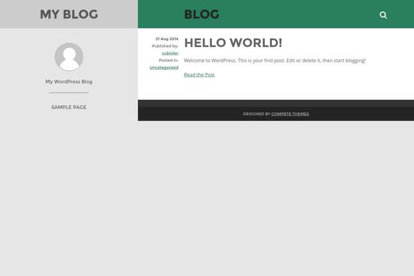 Drop theme site design template sample