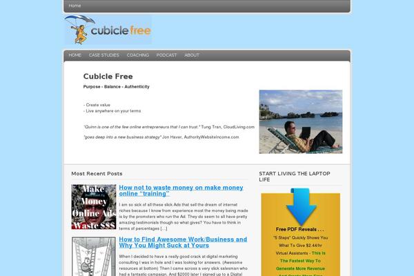 Parallax Pro theme site design template sample