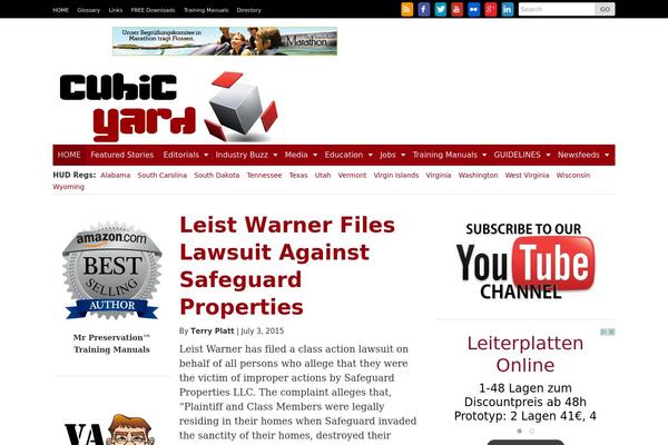 cubicyard.us site used Largo-master