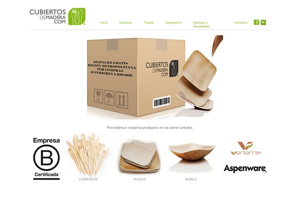 cubiertos theme websites examples