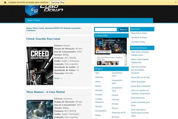 cubodown2013 WordPress theme, websites list used cubodown2013 theme cubodown2013 theme websites examples