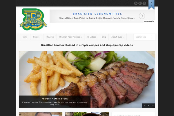 cucabrazuca.com site used Shoutbox