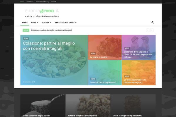 cucinagreen.it site used Newspaper-2