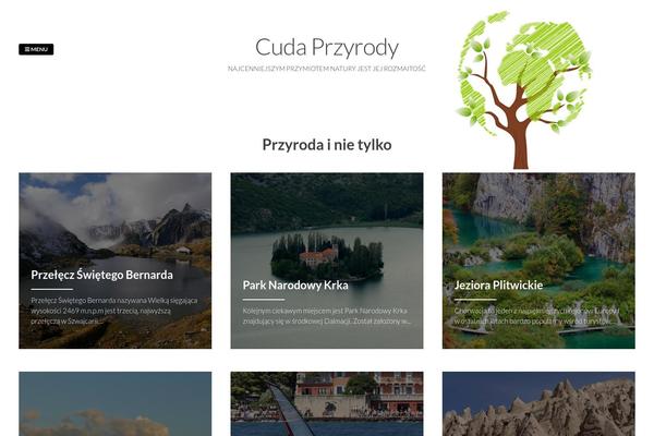 Gridsby theme site design template sample