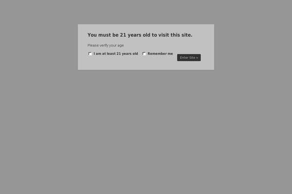 Site using Age Verify plugin