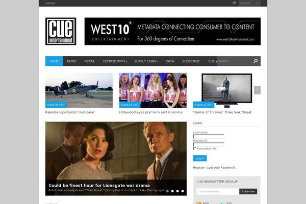 Magazon theme site design template sample
