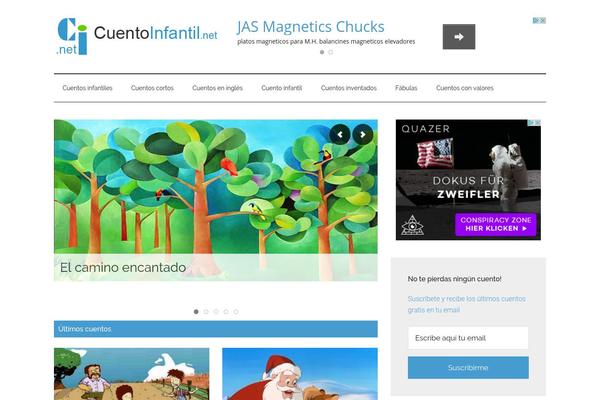 WP FanZone theme site design template sample