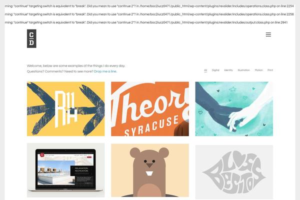 Kalium theme site design template sample
