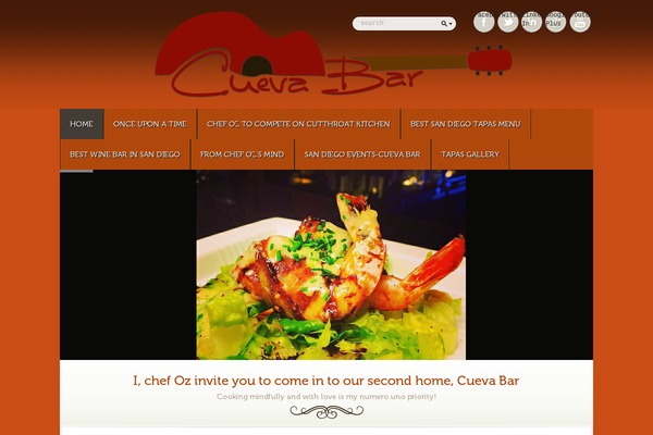 Fine-food theme site design template sample
