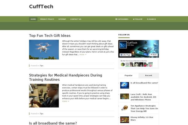 Dynamik Gen theme site design template sample