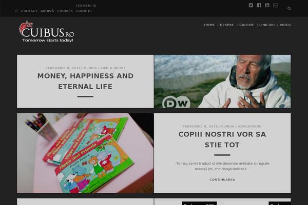 Tracks theme site design template sample