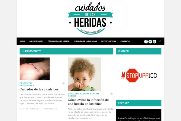 Site using Theia-post-slider plugin