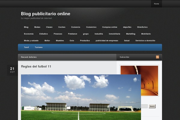 Traction theme site design template sample