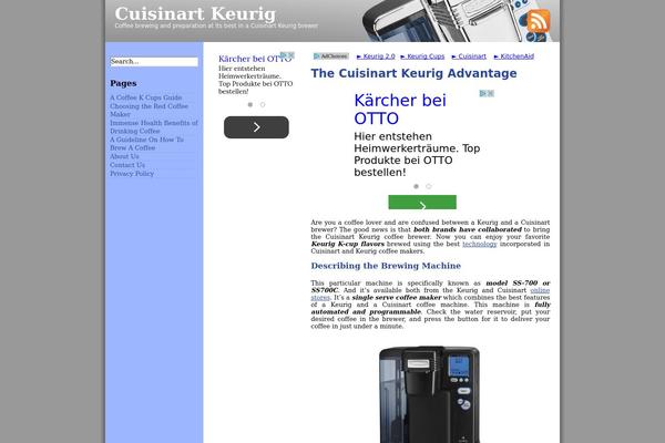 cuisinartkeurig.com site used Intellitheme