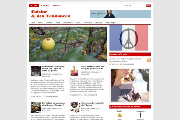 Channel theme site design template sample