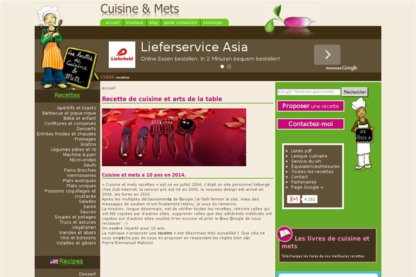 Basil theme site design template sample