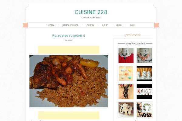 Storefront theme site design template sample