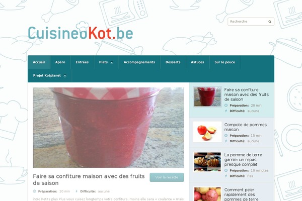 Petit theme site design template sample