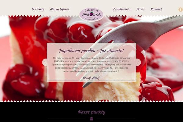 Cafeteria theme site design template sample