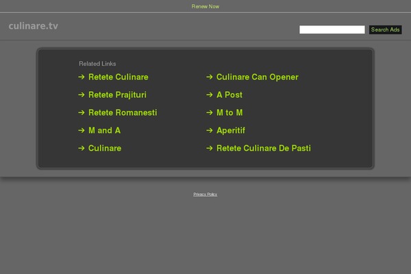 Petit theme site design template sample