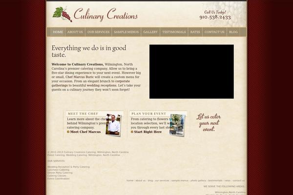 Diner theme site design template sample