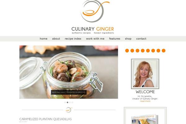 culinaryginger.com site used Culinaryginger