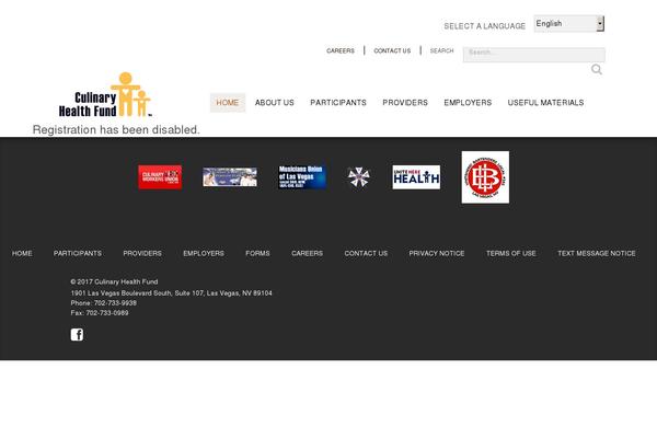 culinaryhealthfund.org site used Chf3-2