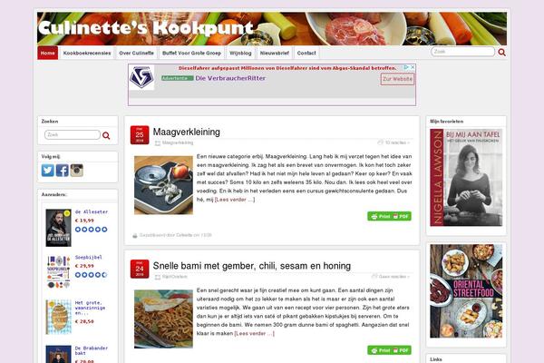 Veggie theme site design template sample