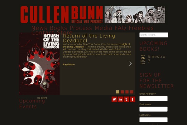 Think theme site design template sample